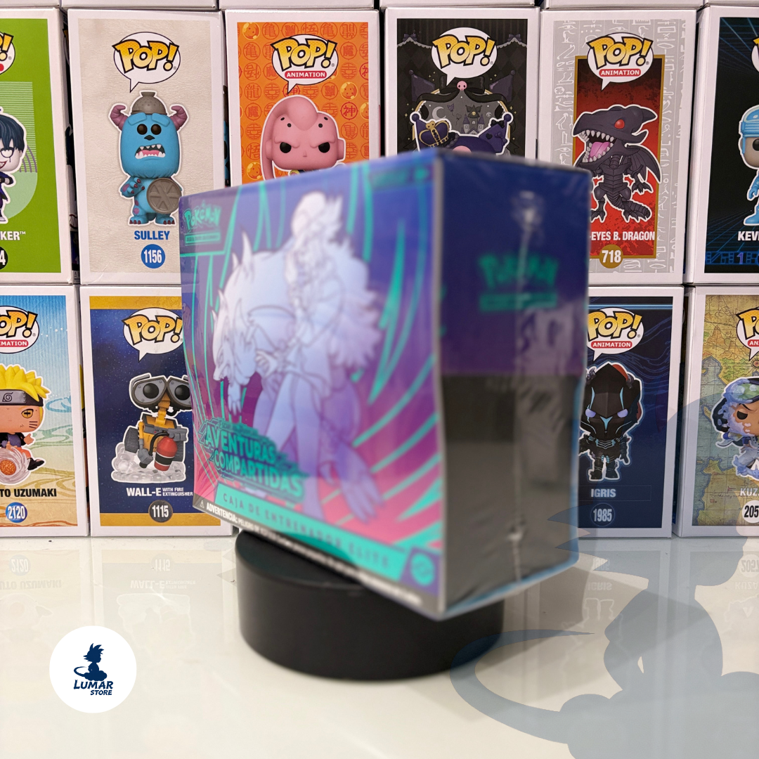 Pokémon TCG – Caja de Entrenador Élite Aventuras Compartidas (Escarlata y Púrpura) – Español Latino