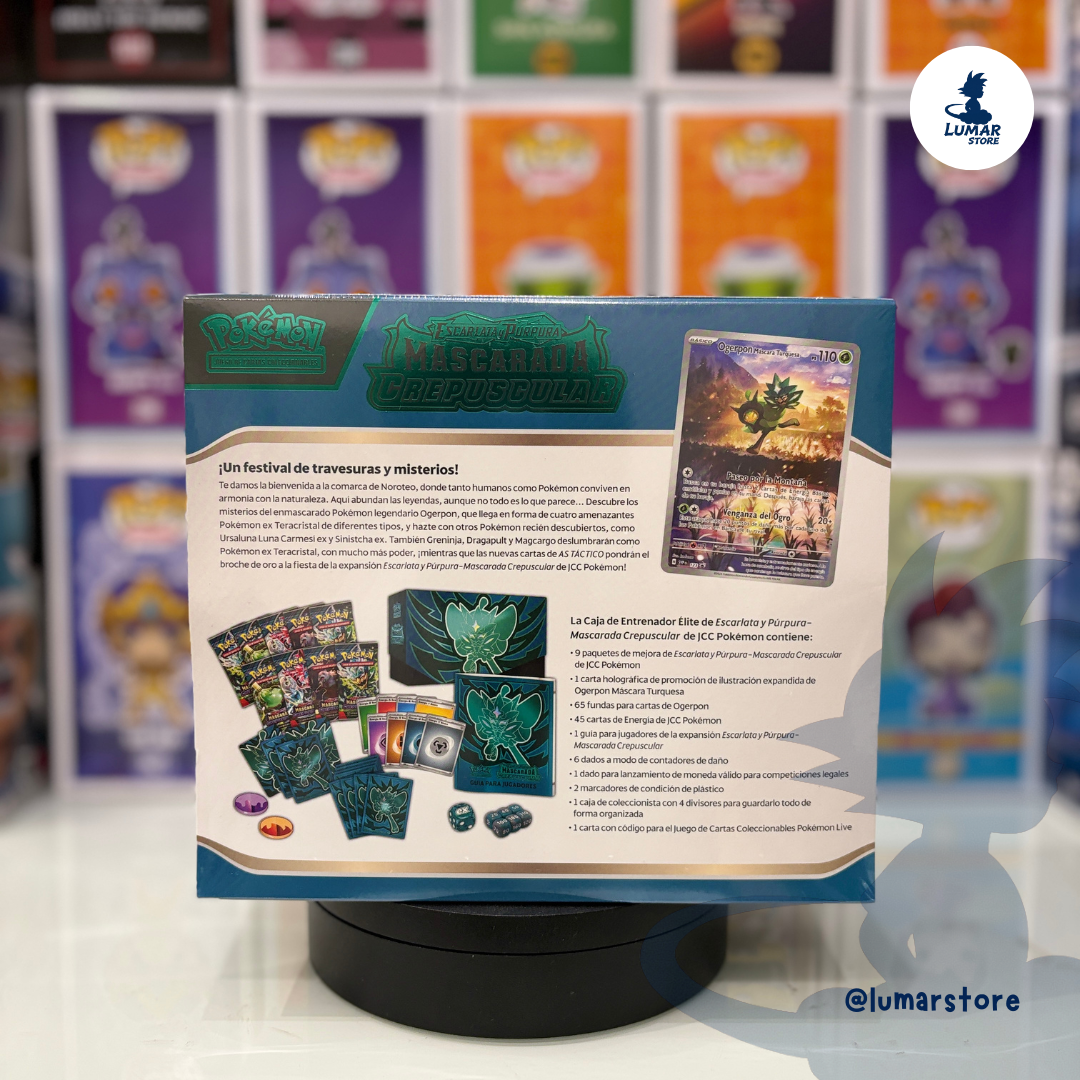Pokemon TCG: Caja de Entrenador Elite (ETB) - Mascarada Crepuscular (Español)