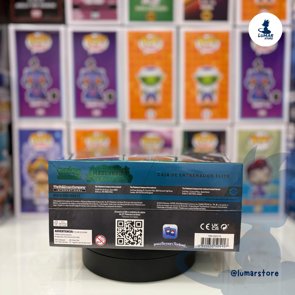 Pokemon TCG: Caja de Entrenador Elite (ETB) - Mascarada Crepuscular (Español)