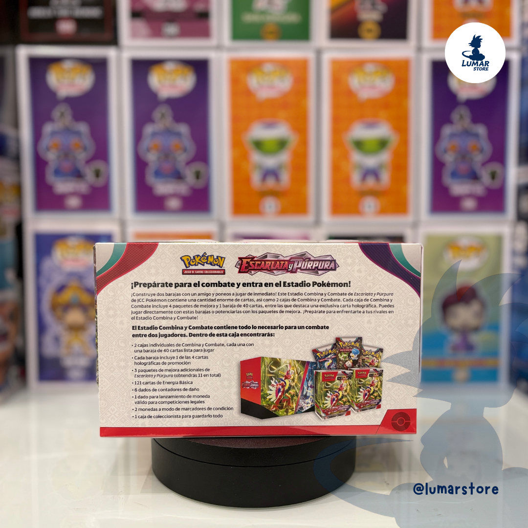 Pokémon TCG: Estadio Combina y Combate - Escarlata y Púrpura (Español)