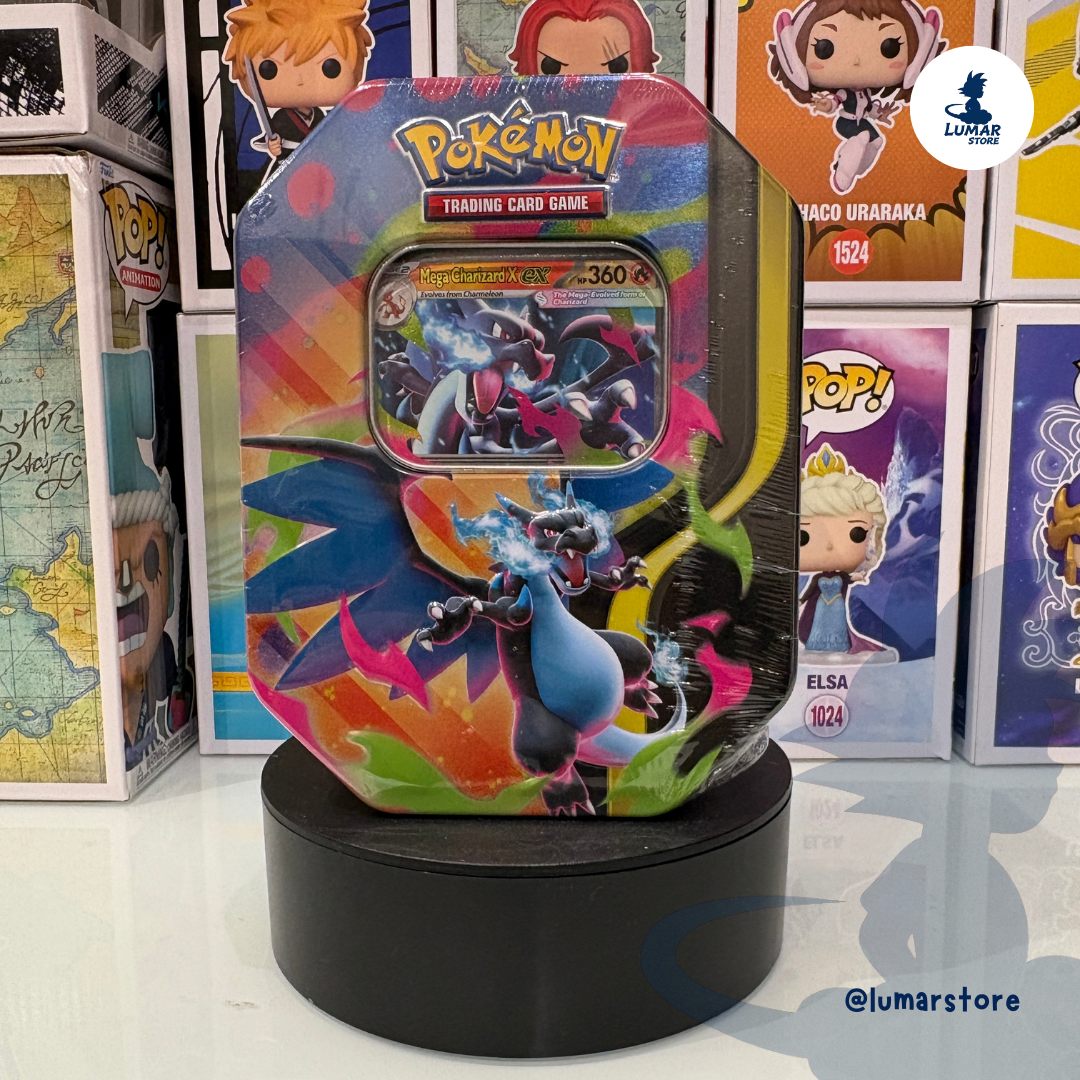 Pokémon TCG: Mega Charizard EX Power Trio Tin (Ingles)