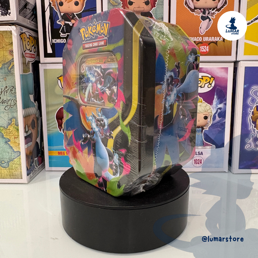 Pokémon TCG: Mega Charizard EX Power Trio Tin (Ingles)