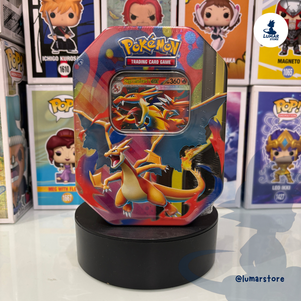 Pokémon TCG: Mega Charizard EX Power Trio Tin (Ingles)