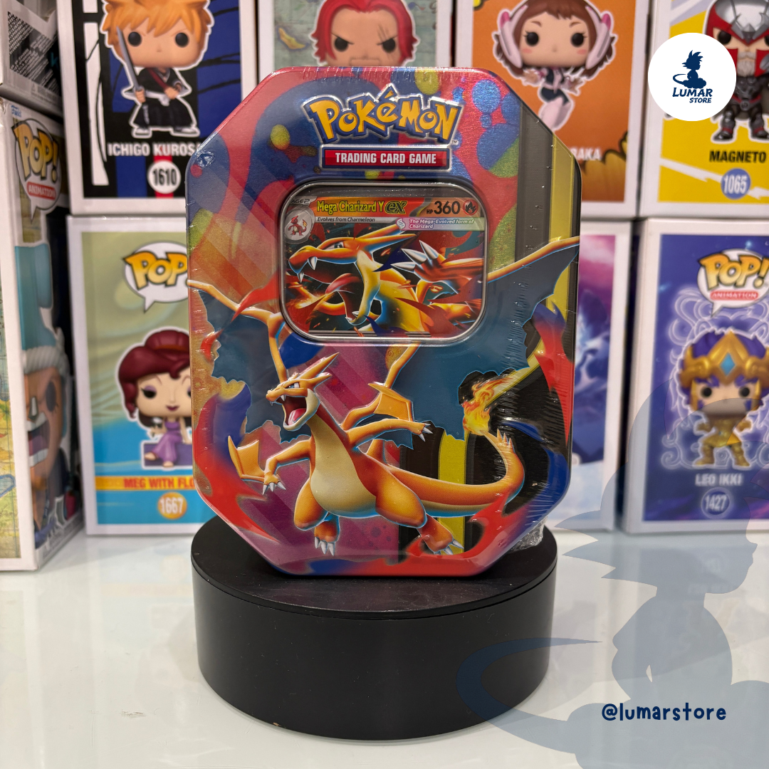 Pokémon TCG: Mega Charizard EX Power Trio Tin (Ingles)