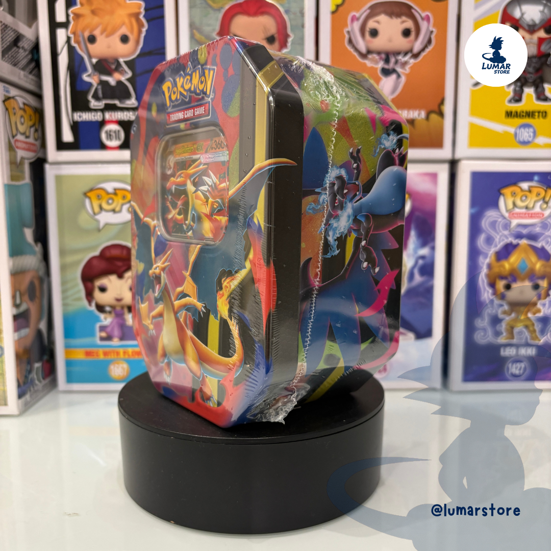 Pokémon TCG: Mega Charizard EX Power Trio Tin (Ingles)