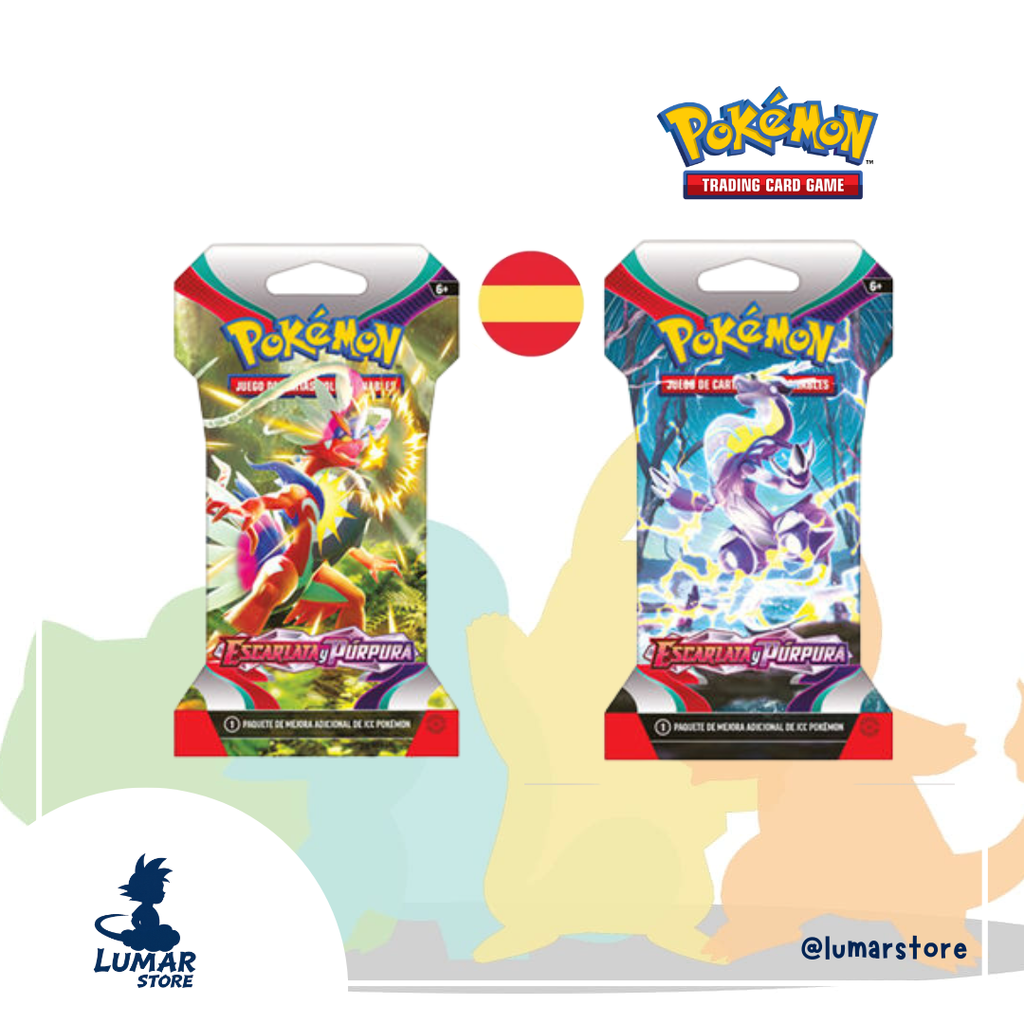 Pokémon TCG: Sobre Individual (Booster Pack) - Escarlata y Púrpura (Español)