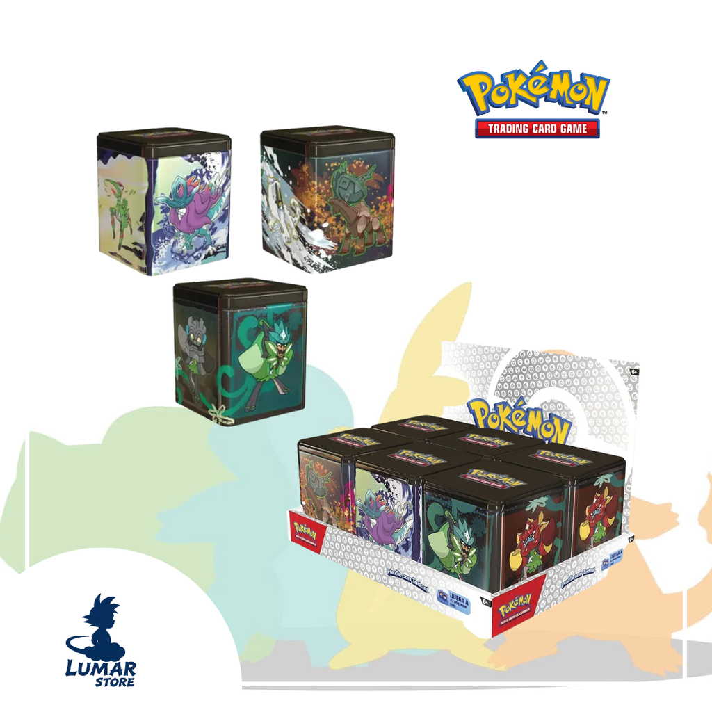 Pokémon TCG: Stacking Tins (Latas Apilables) - Escarlata y Púrpura | Primavera 2025