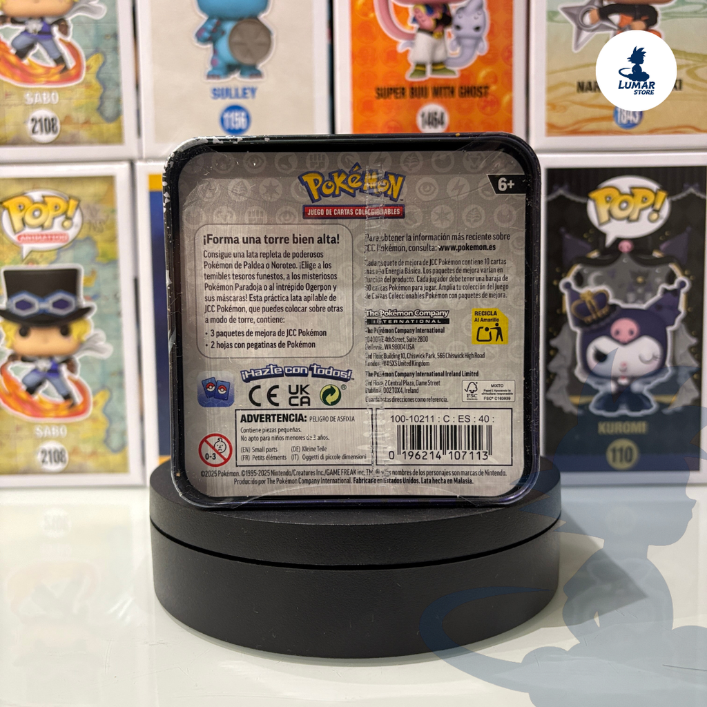 Pokémon TCG: Stacking Tins (Latas Apilables) - Escarlata y Púrpura | Primavera 2025