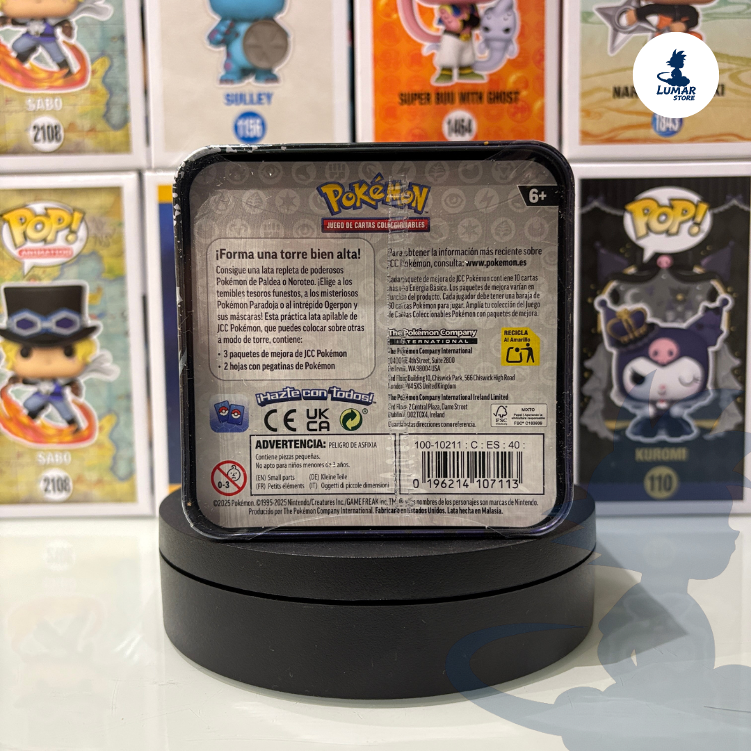 Pokémon TCG: Stacking Tins (Latas Apilables) - Escarlata y Púrpura | Primavera 2025