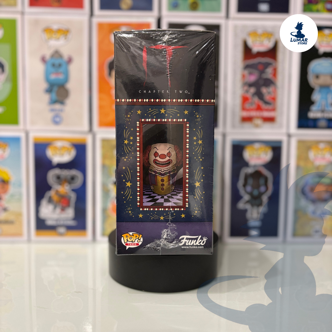 Set Funko Pop! 830 Pennywise with Beaver Hat + Camiseta Talla M | IT Capítulo 2