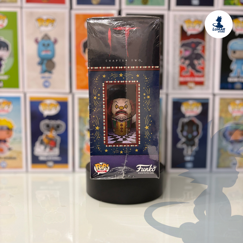 Set Funko Pop! 830 Pennywise with Beaver Hat + Camiseta Talla M | IT Capítulo 2