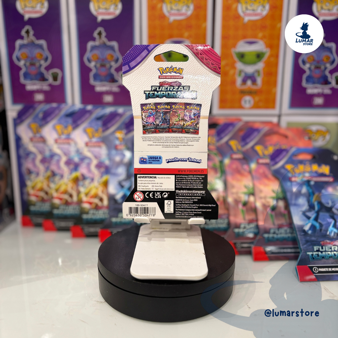 Sobre de Cartas Pokémon TCG: Escarlata y Púrpura - Fuerzas Temporales (Español)