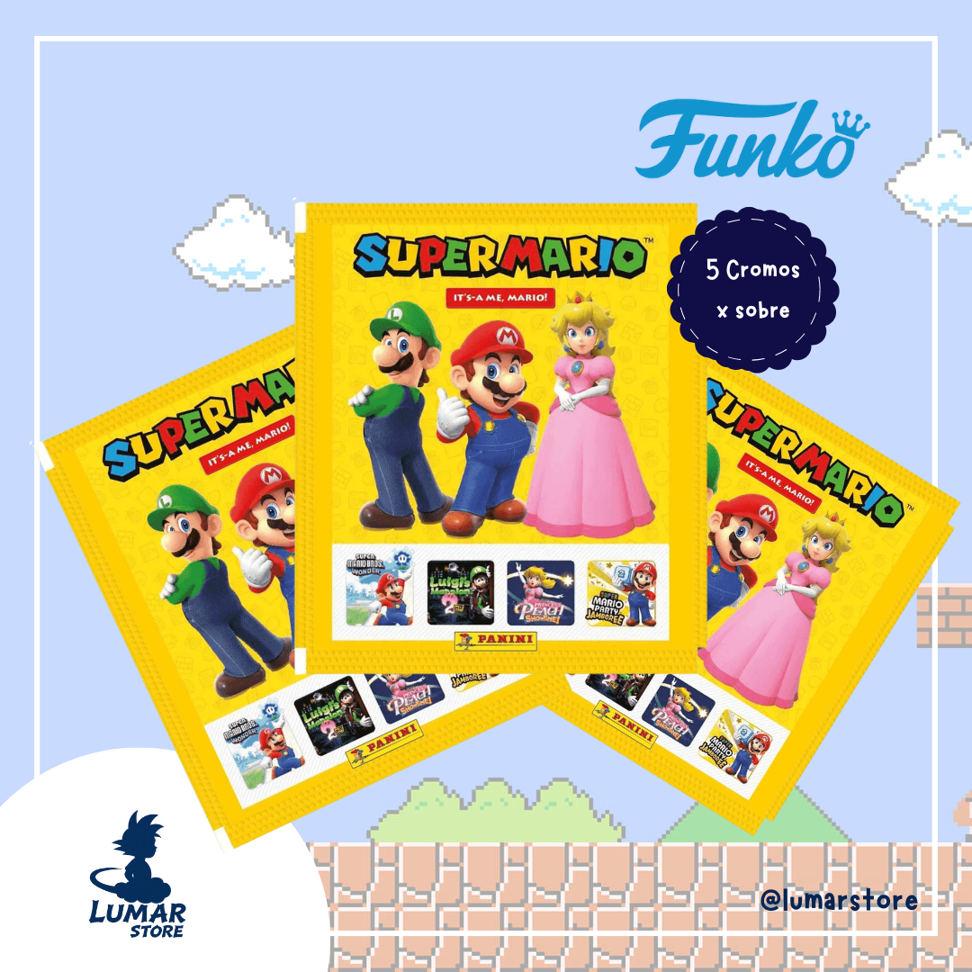 Sobre de Cromos Panini: Super Mario 2026 "It's Mario"