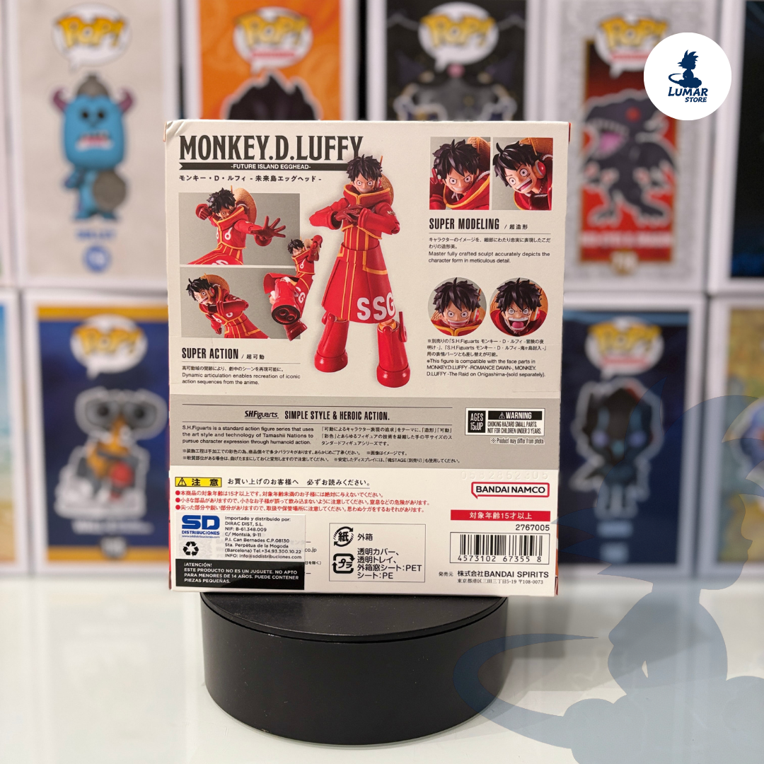 Tamashii Nations - Monkey D. Luffy (Future Island Egghead) |  S.H.Figuarts | One Piece