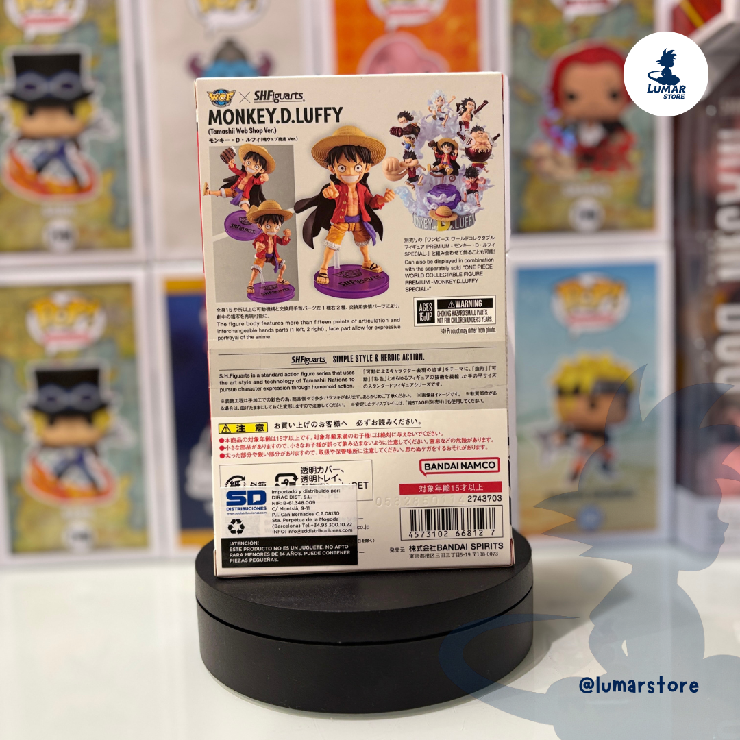 Tamashii Nations - Monkey D. Luffy (Tamashii Web Shop Ver.) | S.H.Figuarts x WCF | One Piece